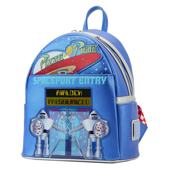 Loungefly Pixar Toy Story Pizza Planet Space Entry Lenticular Mini Backpack