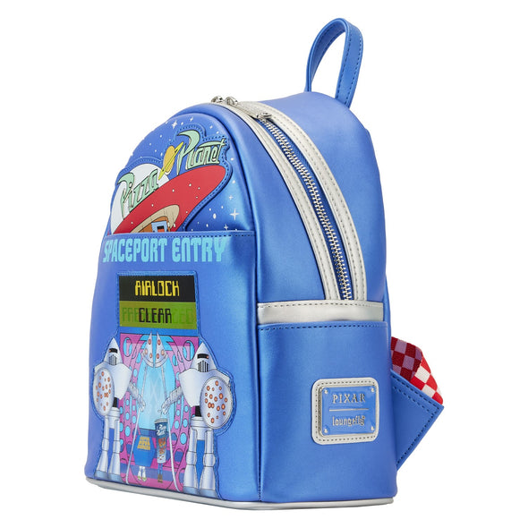Loungefly Pixar Toy Story Pizza Planet Space Entry Lenticular Mini Backpack