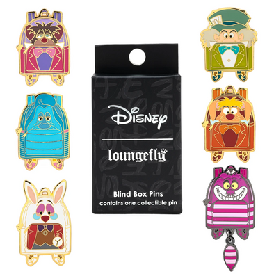 Loungefly Alice In Wonderland Mini Backpack Blind Box Enamel Pin