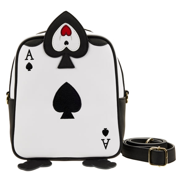 Loungefly Disney Alice in Wonderland Ace of Spades Crossbody Bag