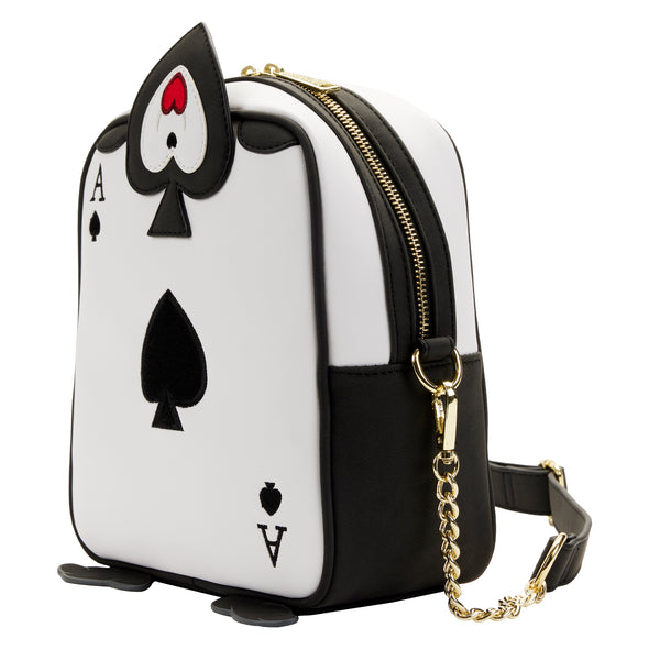Loungefly Disney Alice in Wonderland Ace of Spades Crossbody Bag