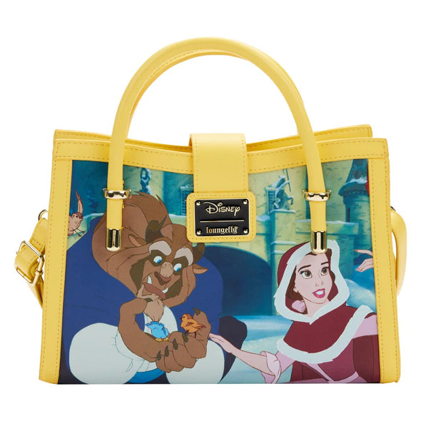 Loungefly Disney Beauty and the Beast Belle Princess Scene Crossbody Bag