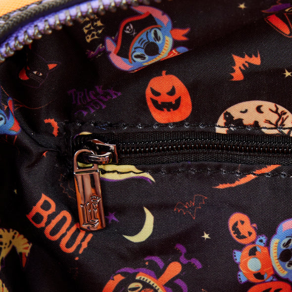 Loungefly Disney Lilo and Stitch Striped Halloween Candy Wrapper Crossbody