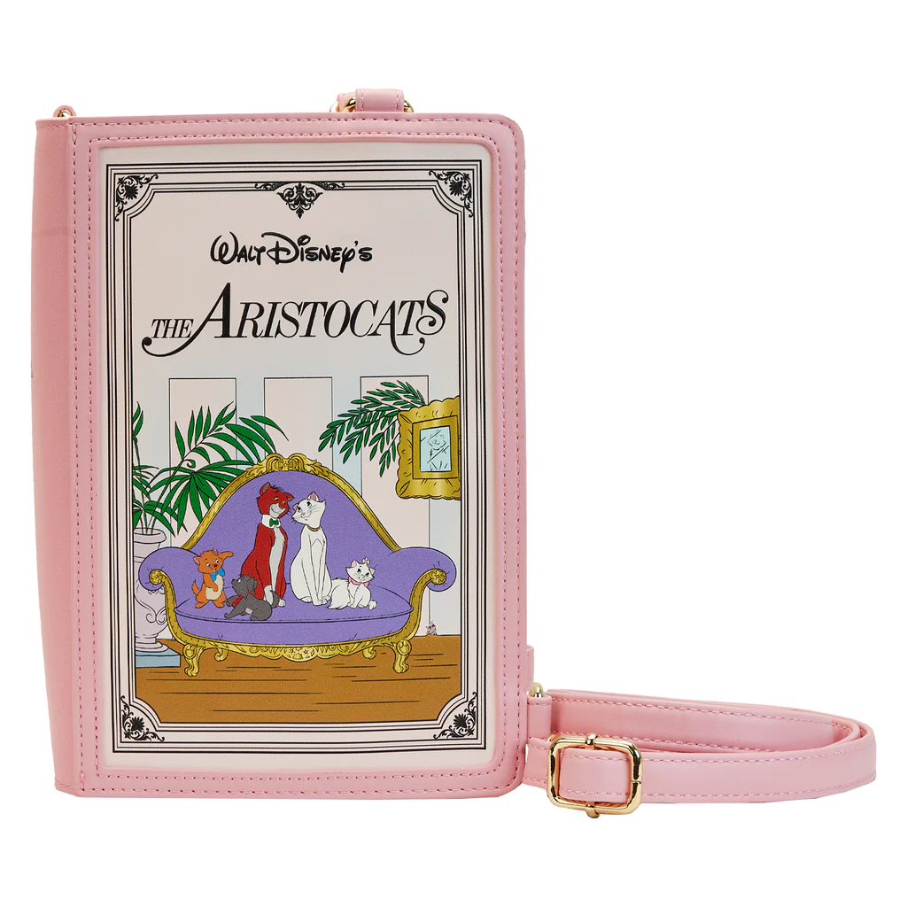 Loungefly Disney The Aristocats Classic Book Convertible Crossbody Bag Modern Pinup