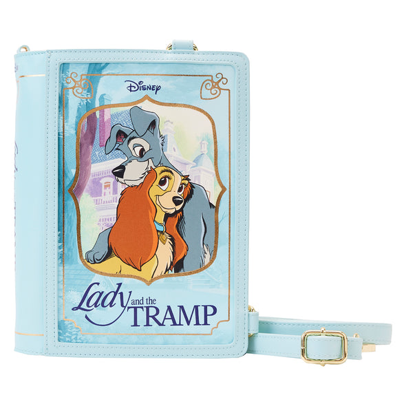Loungefly Disney Lady and the Tramp Classic Book Convertible Crossbody