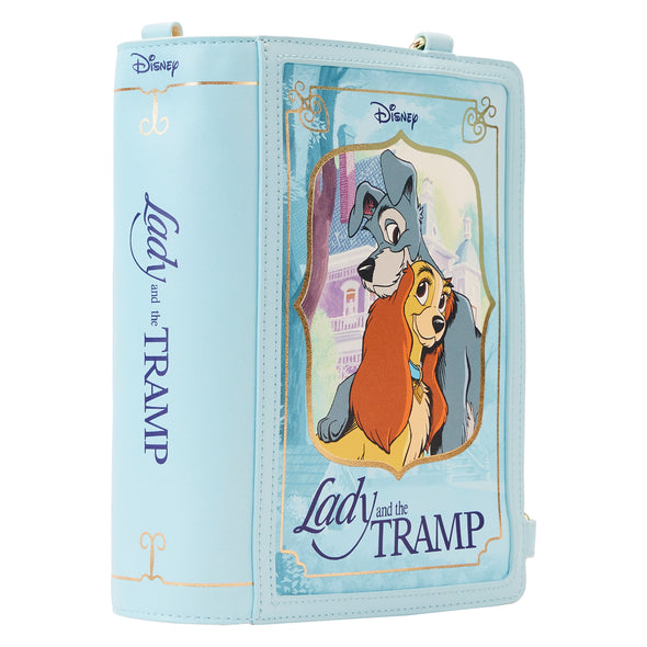 Loungefly Disney Lady and the Tramp Classic Book Convertible Crossbody