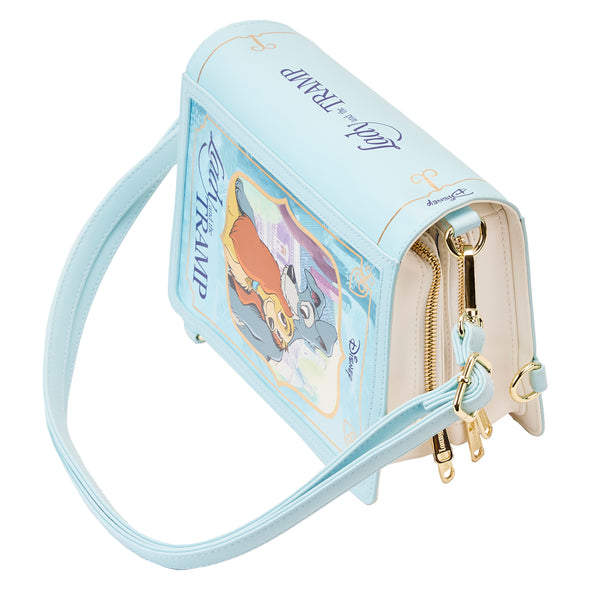 Loungefly Disney Lady and the Tramp Classic Book Convertible Crossbody