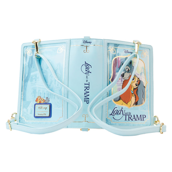 Loungefly Disney Lady and the Tramp Classic Book Convertible Crossbody