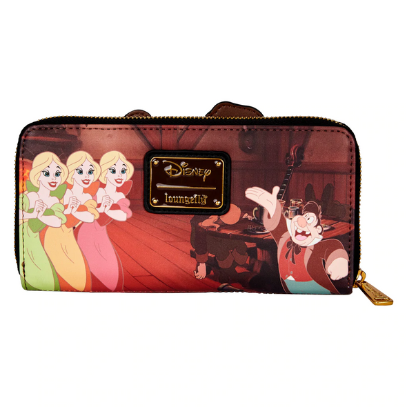 Loungefly Disney Villains Scene Gaston Zip Around Wallet
