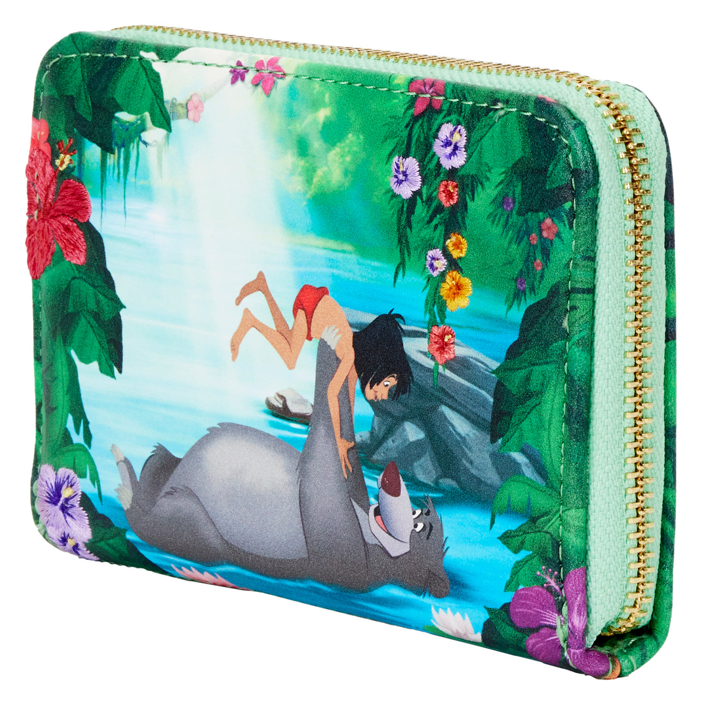 LOUNGEFLY Disney Villains Books Zip Around Wallet