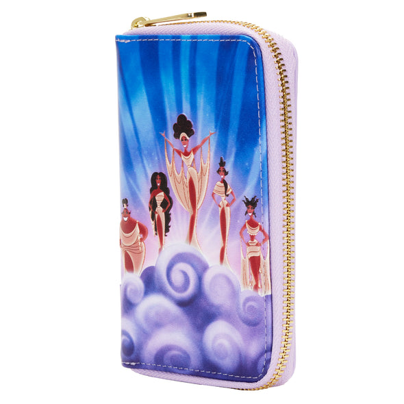 Loungefly Disney Hercules Muses Clouds Zip Around Wallet