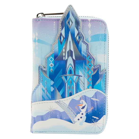 Loungefly Disney Frozen Princess Castle Zip Around Wallet