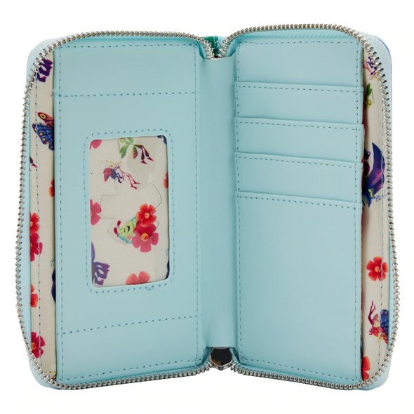 Loungefly Pixar A Bugs Life Earth Day Zip Around Wallet