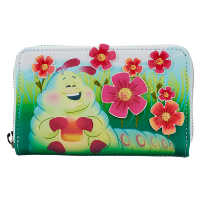 Loungefly Pixar A Bugs Life Earth Day Zip Around Wallet