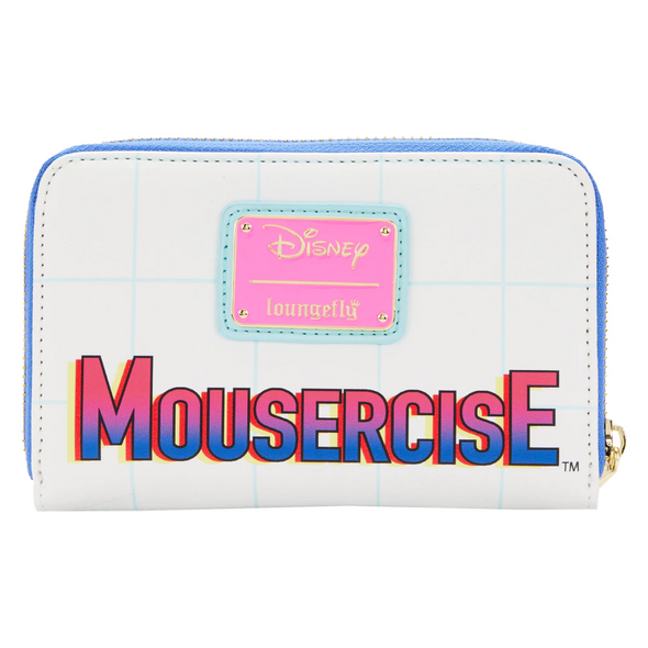 Loungefly Disney Mousercise Zip Around Wallet