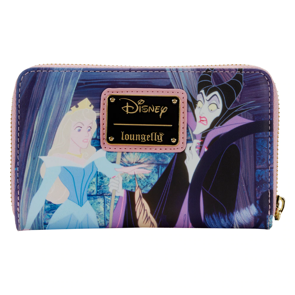 Loungefly Disney Sleeping Beauty Three Good Fairies Zipper Wallet