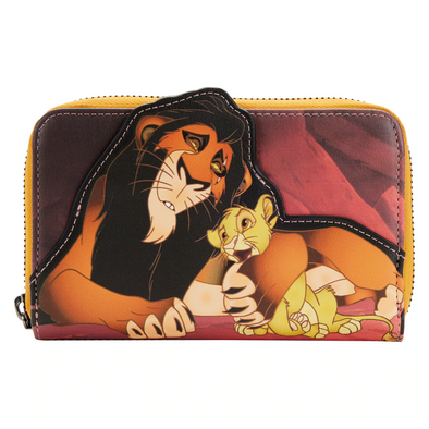 Loungefly Disney Lion King Scar Villains Scene Zip Around Wallet