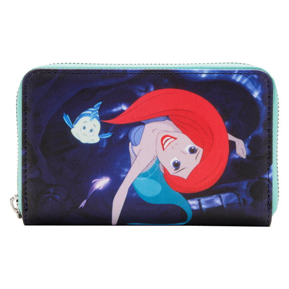Loungefly Disney The Little Mermaid Princess Scene Zip Around Wallet