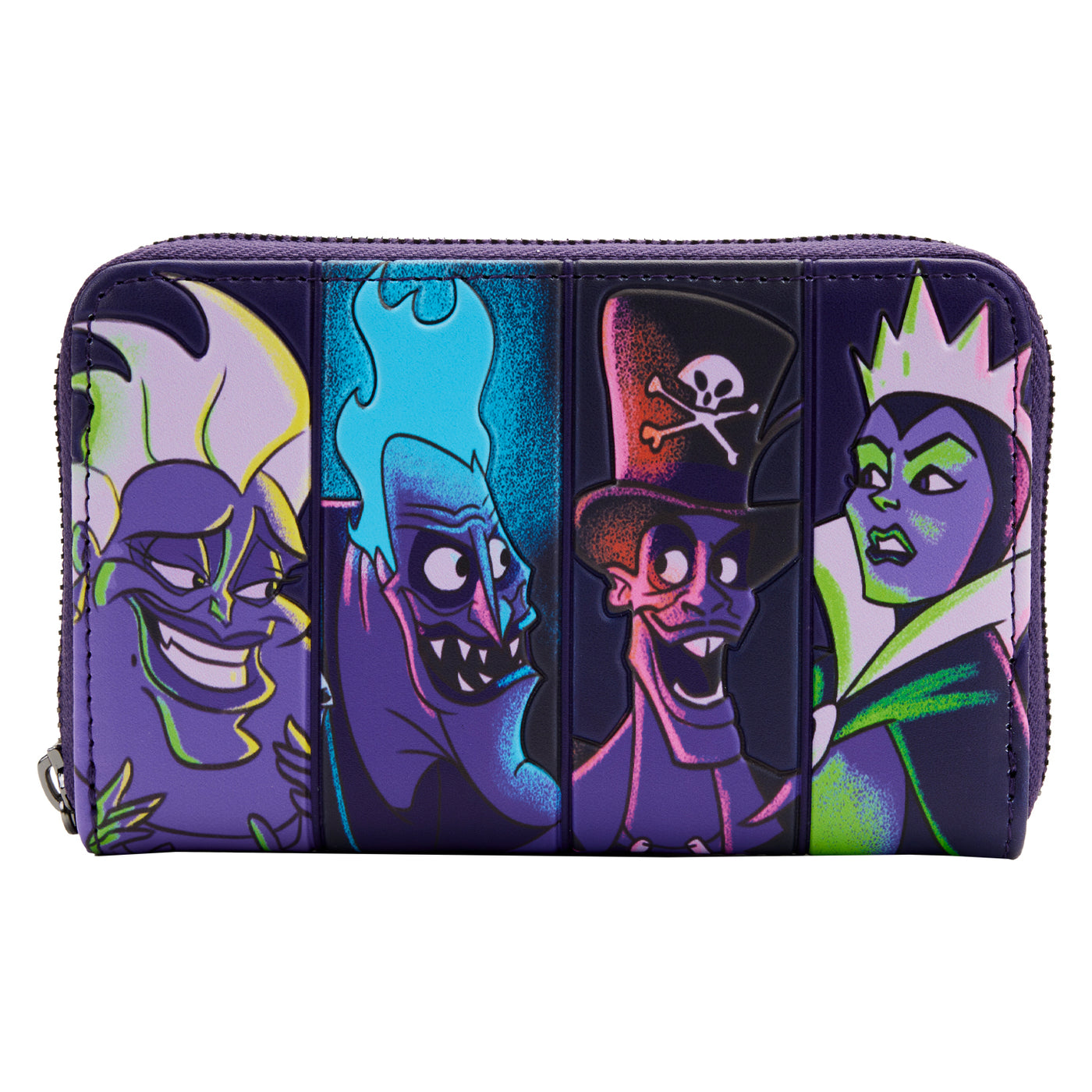 Loungefly Disney Villains in the Dark Zip Around Wallet