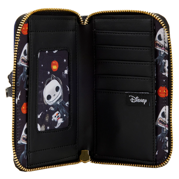 Pop by Loungefly Disney NBC Jack Skellington House Zip Around Wallet