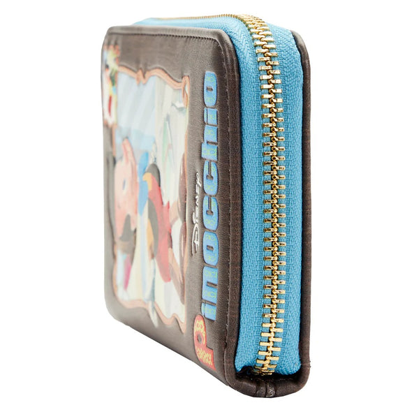Loungefly Disney Pinocchio Books Zip-Around Wallet