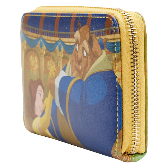 Loungefly Disney Beauty and the Beast Belle Princess Scene Zip-Around Wallet