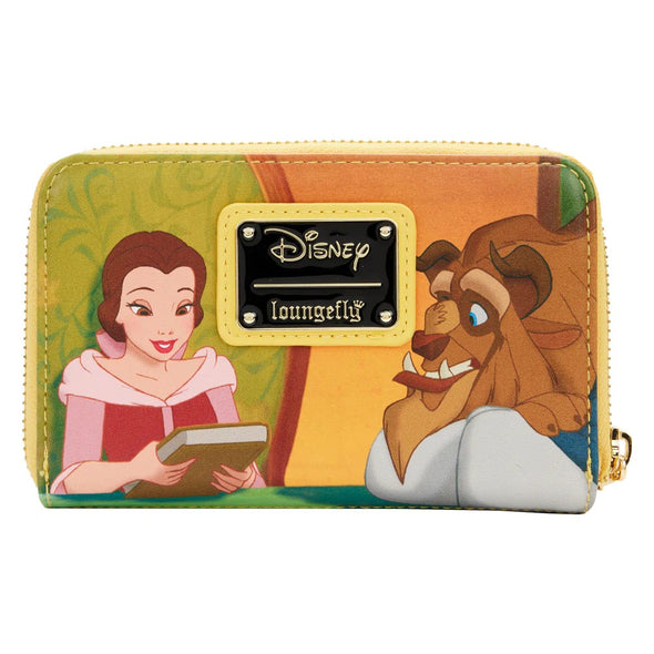 Loungefly Disney Beauty and the Beast Belle Princess Scene Zip-Around Wallet