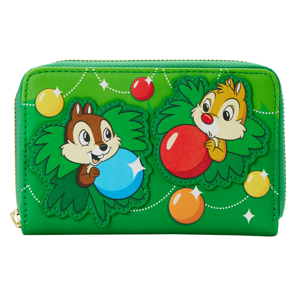 Loungefly Disney Chip and Dale Ornaments Zip Around Wallet