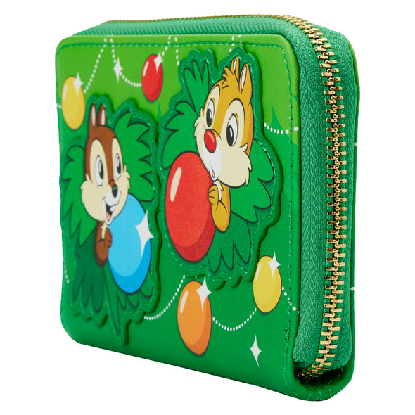 Loungefly Disney Chip and Dale Ornaments Zip Around Wallet