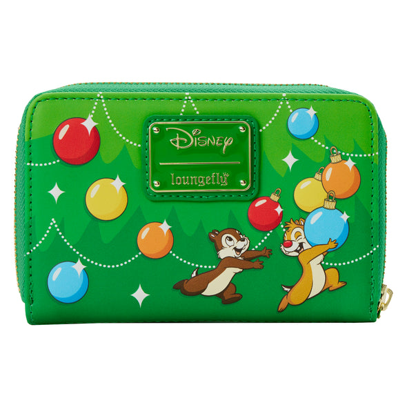 Loungefly Disney Chip and Dale Ornaments Zip Around Wallet