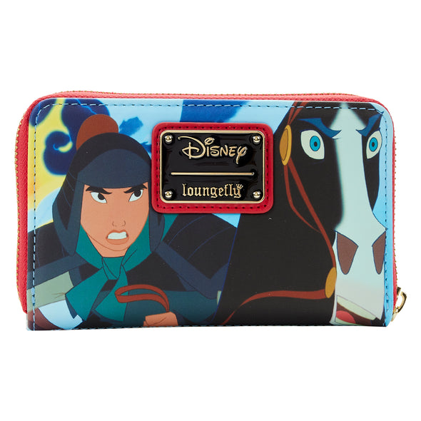Loungefly Disney Mulan Princess Scene Zip Around Wallet