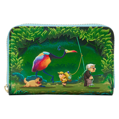 Loungefly Pixar Up Moment Jungle Stroll Zip Around Wallet