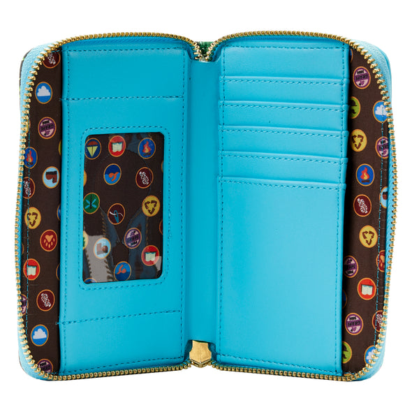 Loungefly Pixar Up Moment Jungle Stroll Zip Around Wallet