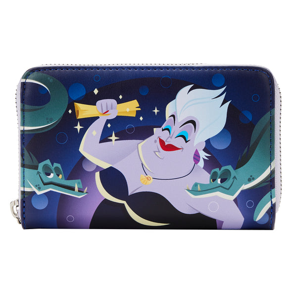 Loungefly Disney The Little Mermaid Ursula Lair Zip Around Wallet