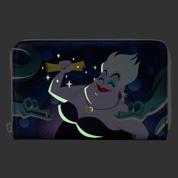 Loungefly Disney The Little Mermaid Ursula Lair Zip Around Wallet