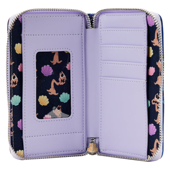 Loungefly Disney The Little Mermaid Ursula Lair Zip Around Wallet