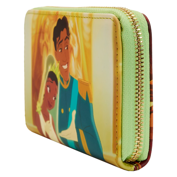 Loungefly Disney Princess and the Frog Princess Scene Zip Around Wallet