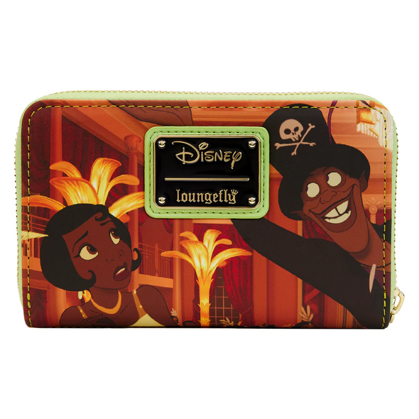 Loungefly Disney Princess and the Frog Princess Scene Zip Around Wallet