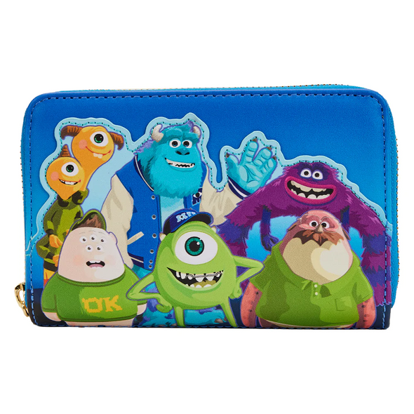 Loungefly Pixar Monsters University Scare Games Zip Around Wallet