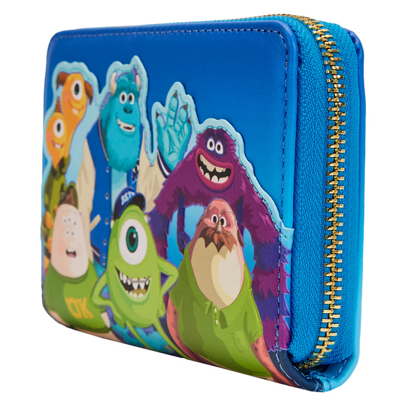 Loungefly Pixar Monsters University Scare Games Zip Around Wallet