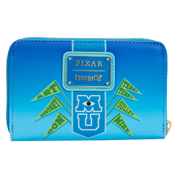 Loungefly Pixar Monsters University Scare Games Zip Around Wallet