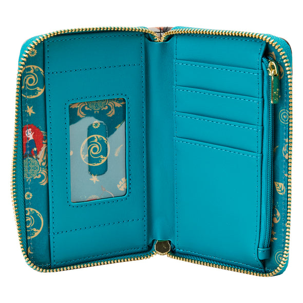 Loungefly Disney Brave Merida Princess Scene Zip Around Wallet