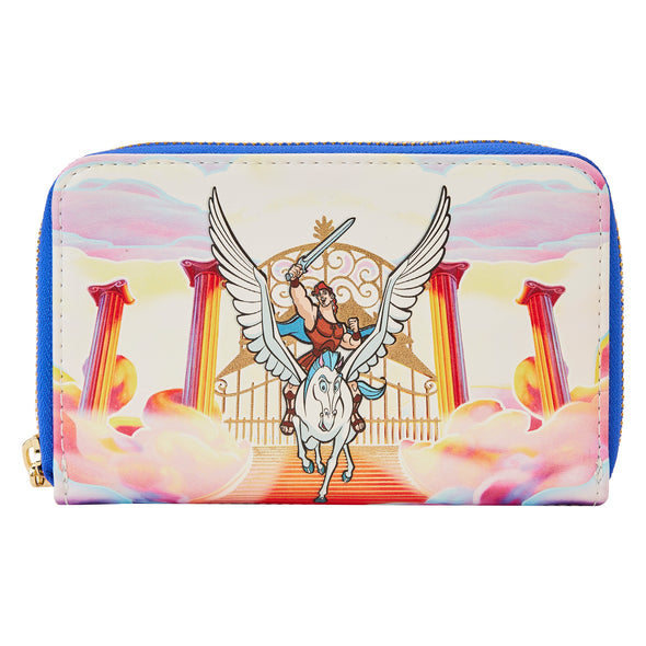 Loungefly Disney Hercules Mount Olympus Gates Zip Around Wallet