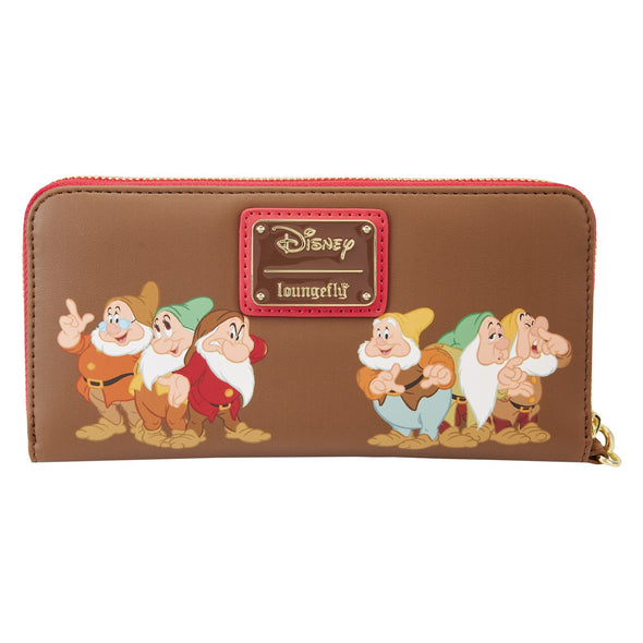 Loungefly Disney Snow White Lenticular Princess Series Zip Around Wristlet
