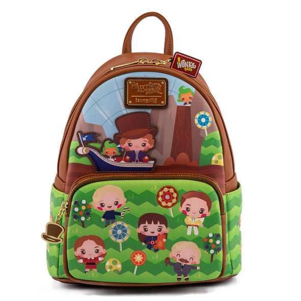 Loungefly Warner Bros Charlie and the Chocolate Factory 50TH Anniversary Mini Backpack