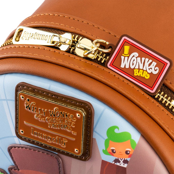 Loungefly Warner Bros Charlie and the Chocolate Factory 50TH Anniversary Mini Backpack