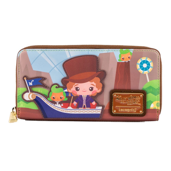 Loungefly Warner Bros Charlie and the Chocolate Factory 50TH Anniversary Zip Around Wallet