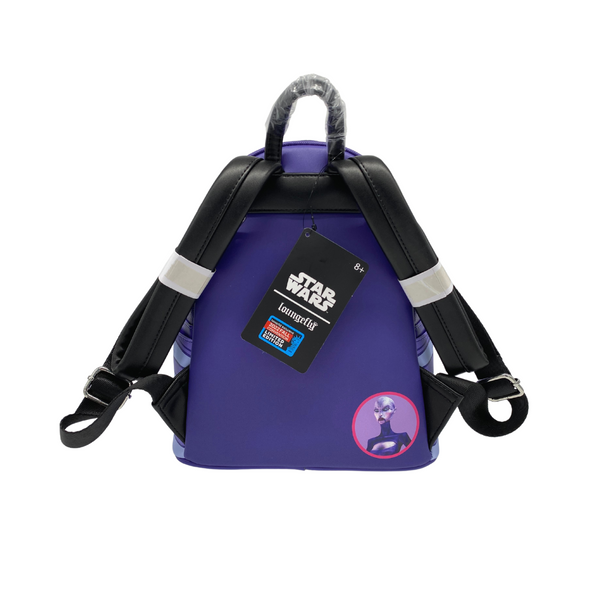 NYCC Exclusive Loungefly Star Wars Asajj Ventress Cosplay Mini Backpack