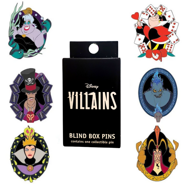 Loungefly Disney Villains Blind Box Enamel Pin