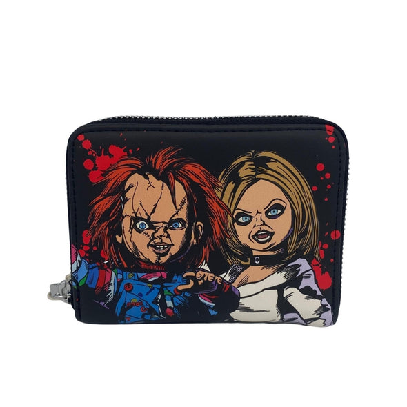 Loungefly Universal Bride of Chucky Happy Couple Zip Around Wallet